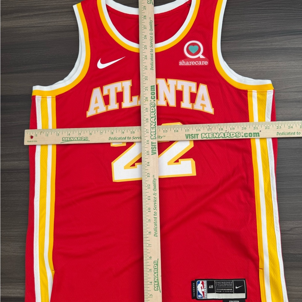 Nike Atlanta Hawks #22 NBA Swingman Icon Edition Dri-Fit Jersey Men’s 48 L NWT - Picture 7 of 10